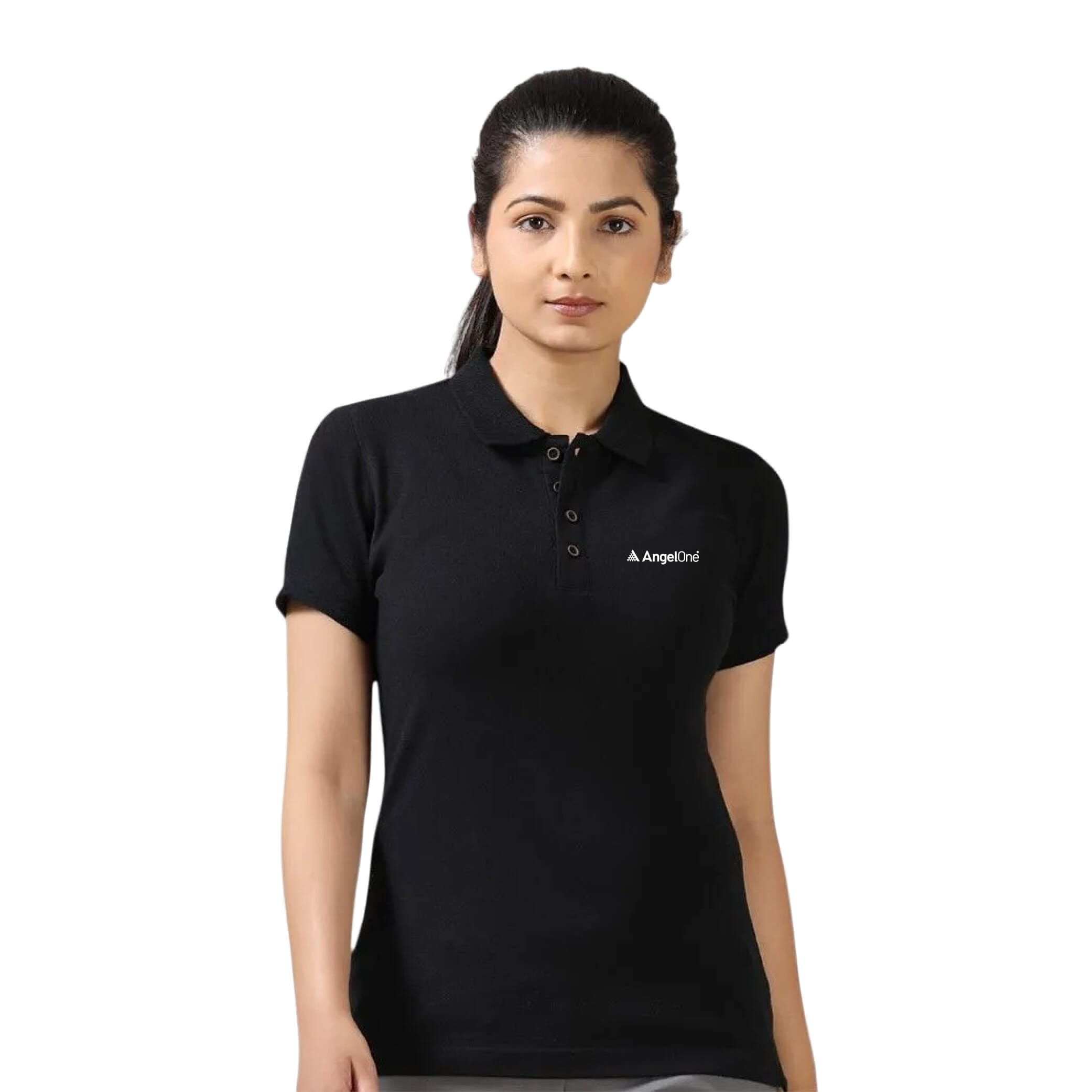 Greys&Blues Jacq Polo Womens T-Shirt-Black